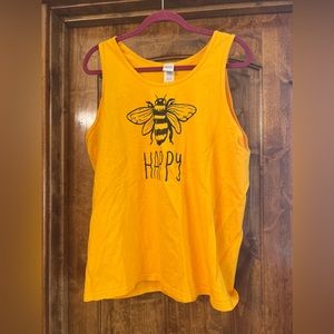 Womens Bee Happy Tank